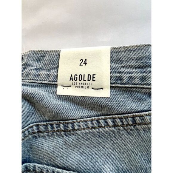 AGOLDE Jamie High Rise Classic Jeans in Shakedown Blue - Picture 5 of 6